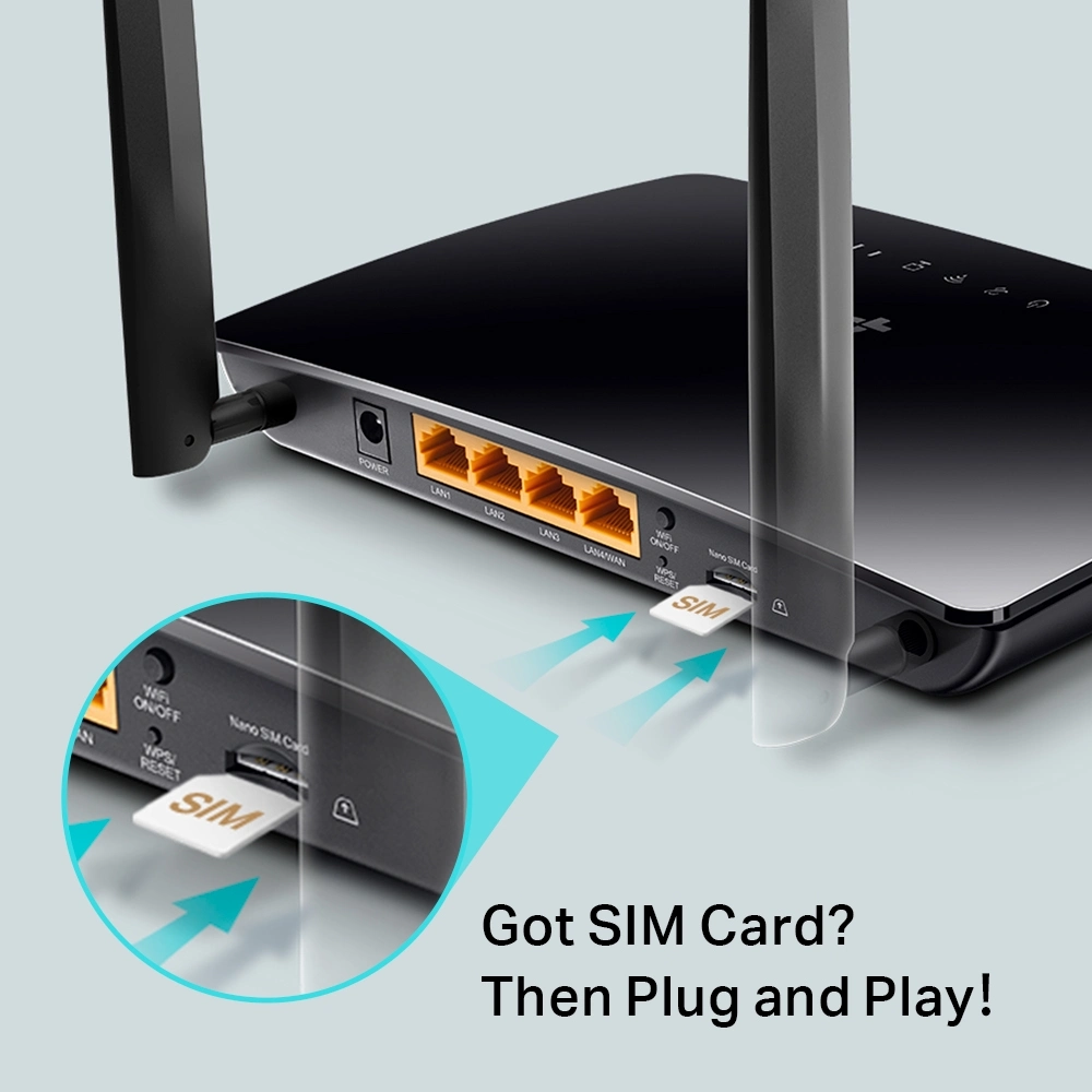 TP-Link Archer MR200 AC750 Wireless Dual Band 4G LTE Router view 5